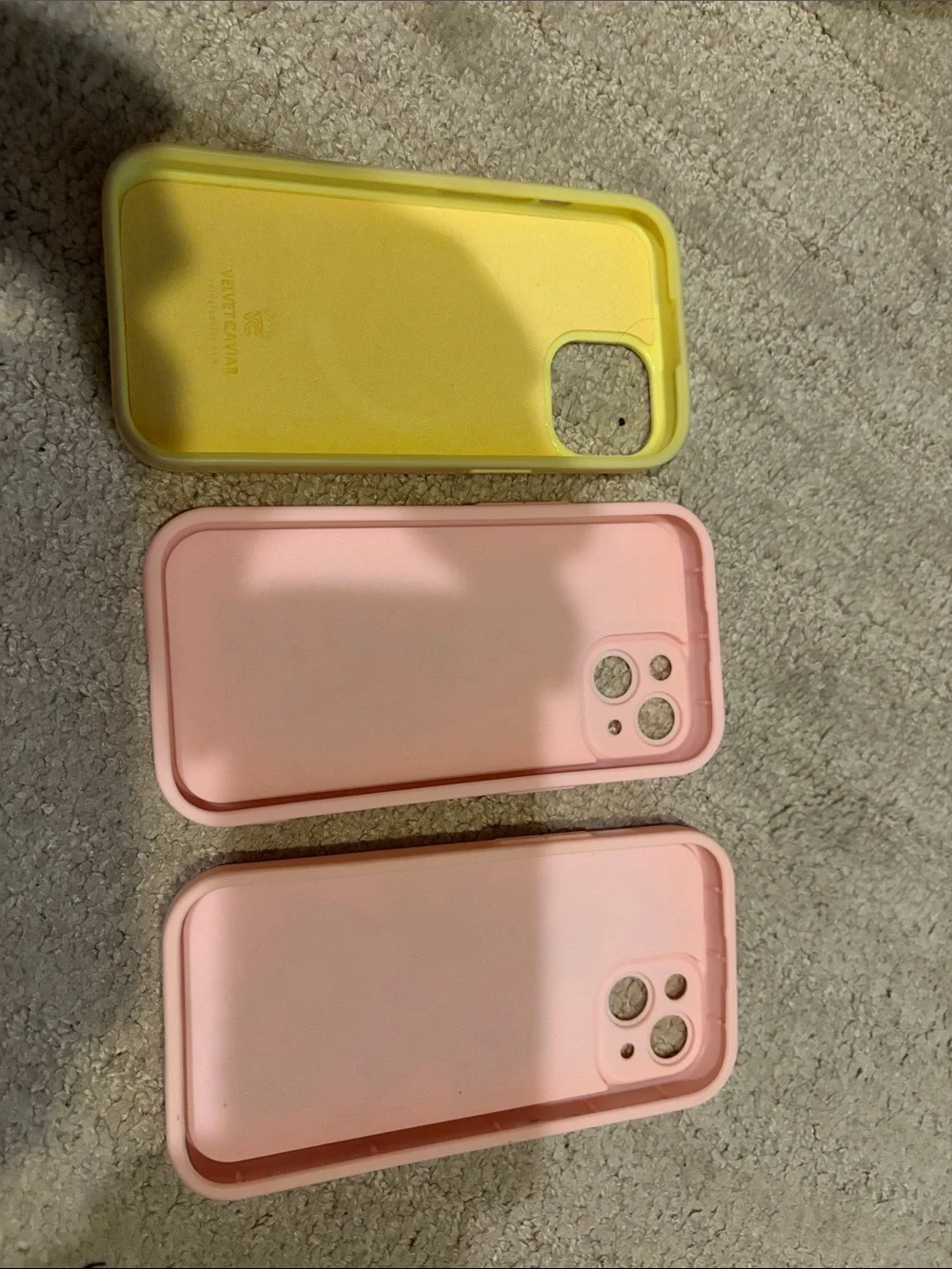 Yellow and Pink Cartoon iPhone Cases - Multi-Pack